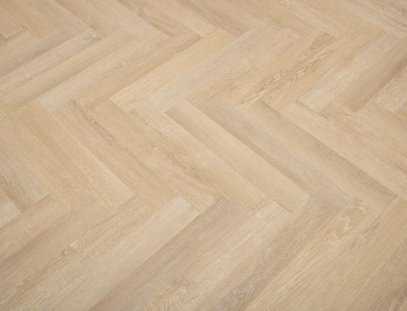 Timeless Burnished Oak Herringbone Glue Down LVT