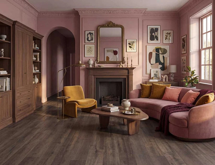 Timeless Chocolate Oak 2.5mm Glue Down LVT