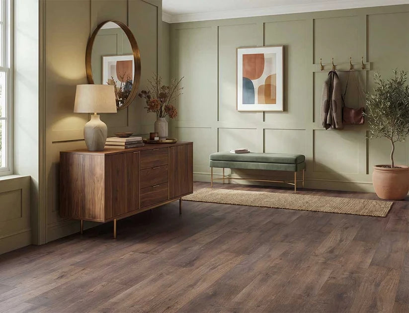 Timeless Cocoa Oak 2.5mm Glue Down LVT