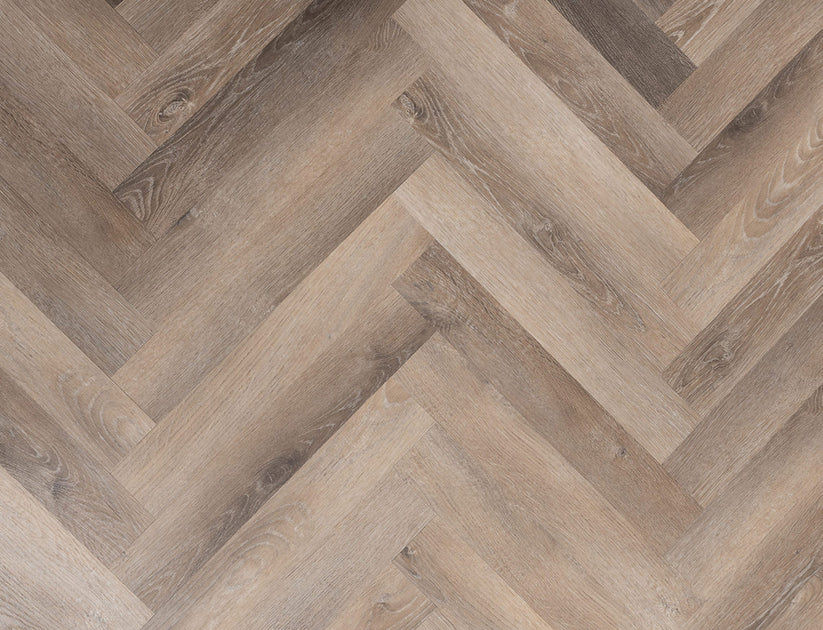 Timeless Cranleigh Oak Herringbone Glue Down LVT