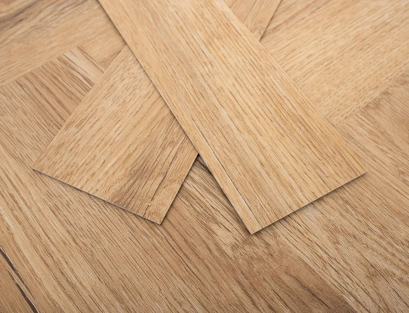 Timeless Langford Oak Herringbone Glue Down LVT