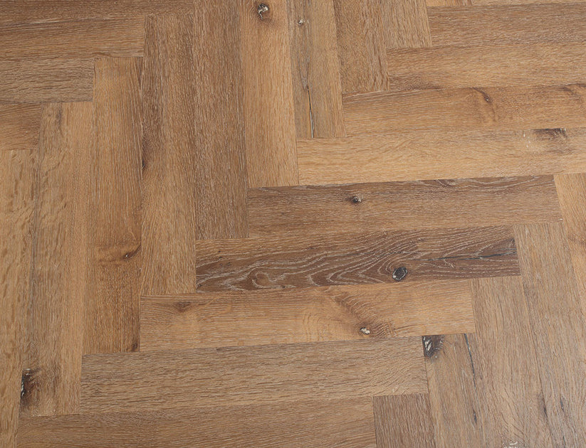 Timeless Radcliffe Oak Herringbone Glue Down LVT