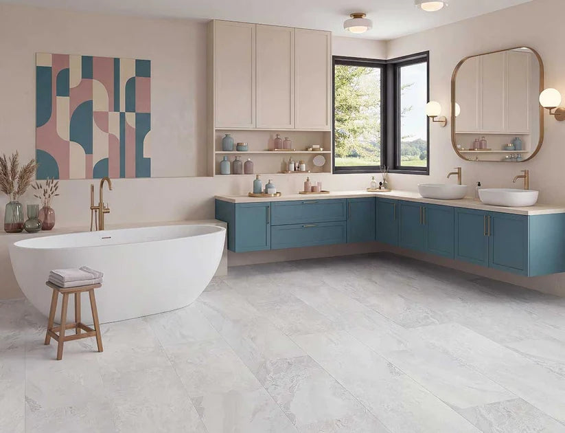 Timeless Snowcrest 2.5mm Marble Tile LVT