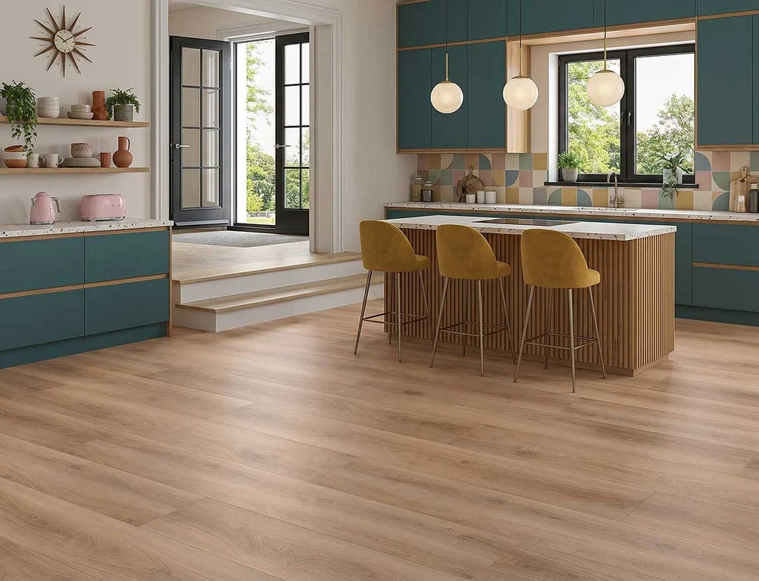 Timeless Taupe Oak 3mm Glue Down LVT