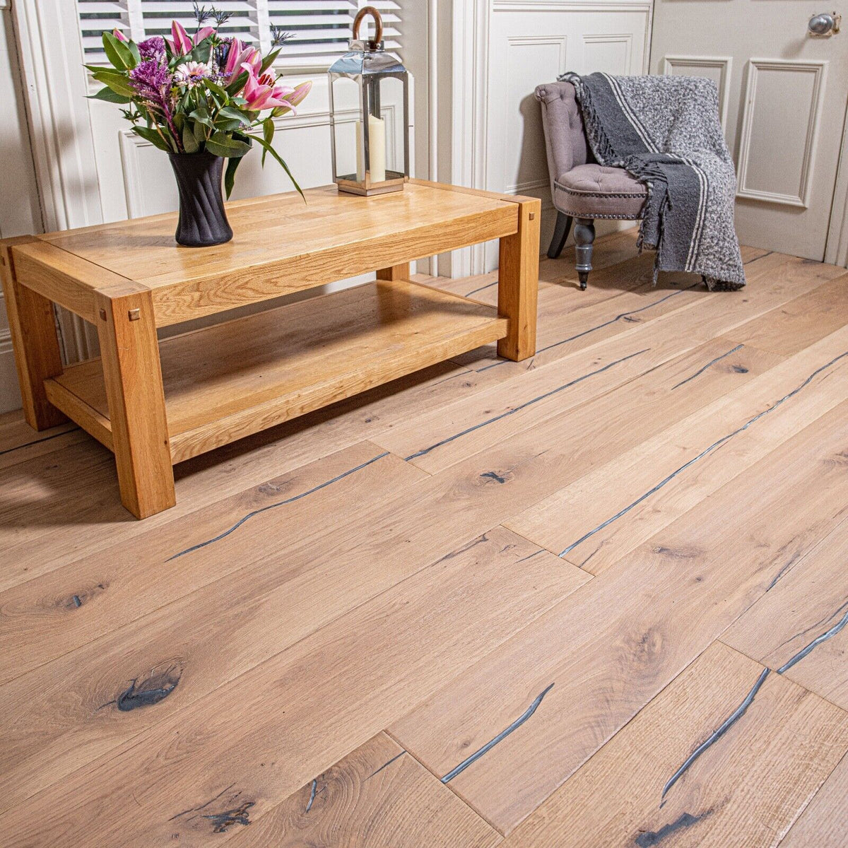 Natural Smoked Engineered Wood Flooring