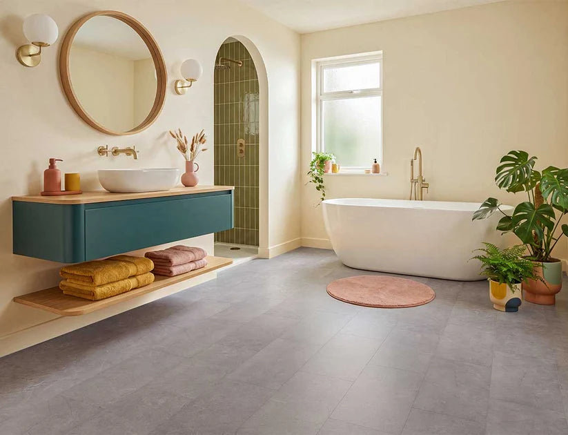 Timeless Arctic Pearl 2.5mm Marble Tile LVT