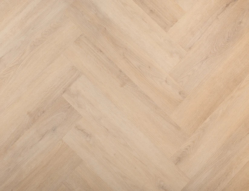 Timeless Caramel Drizzle Herringbone Glue Down LVT