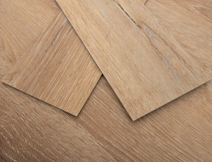 Timeless Cognac Reserve Herringbone Glue Down LVT
