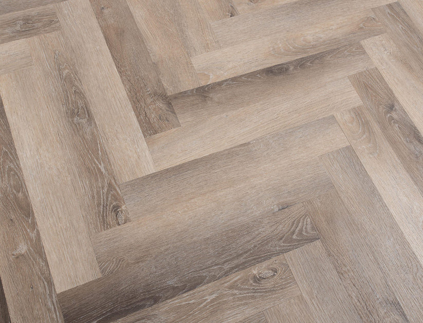 Timeless Cranleigh Oak Herringbone Glue Down LVT