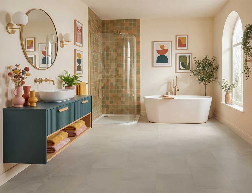 Timeless Frost Vein 2.5mm Marble Tile LVT