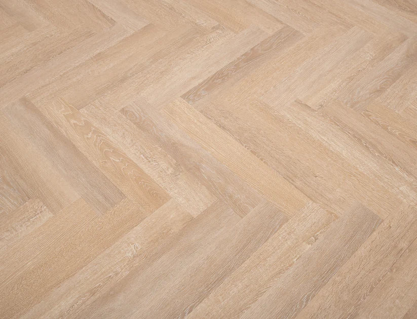 Timeless Honeycomb Oak Herringbone Glue Down LVT