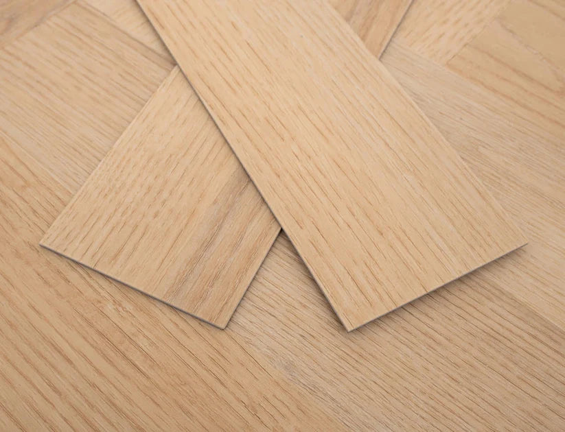 Timeless Praline Oak Herringbone Glue Down LVT