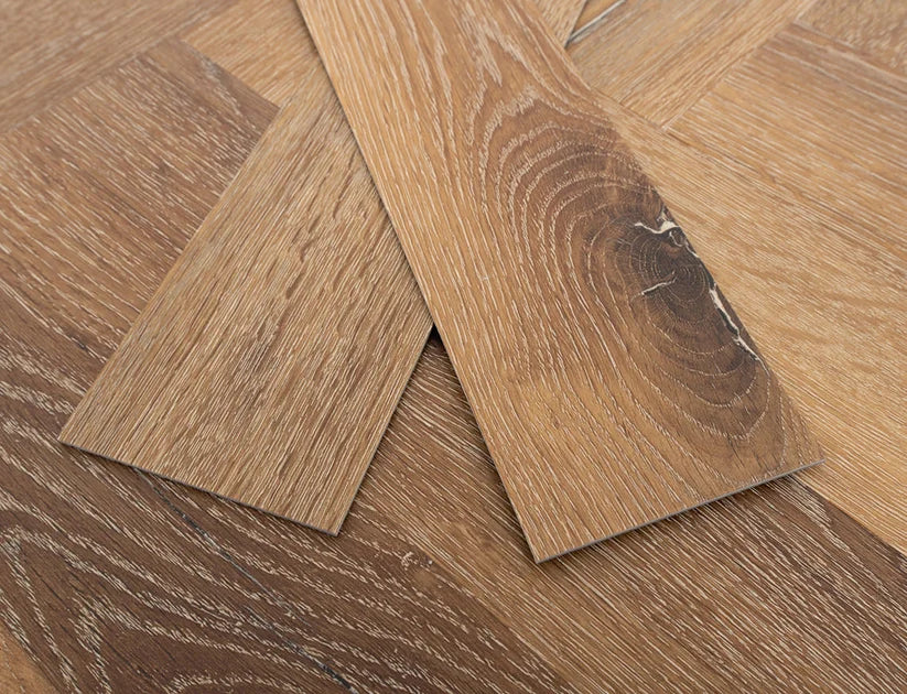 Timeless Radcliffe Oak Herringbone Glue Down LVT