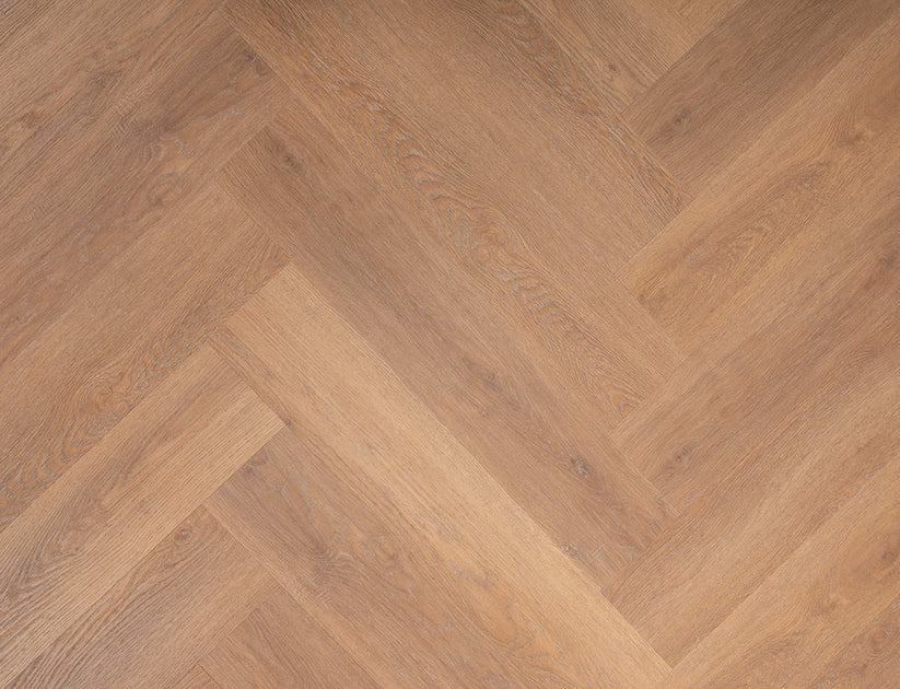 Timeless Savoy Oak Herringbone Glue Down LVT