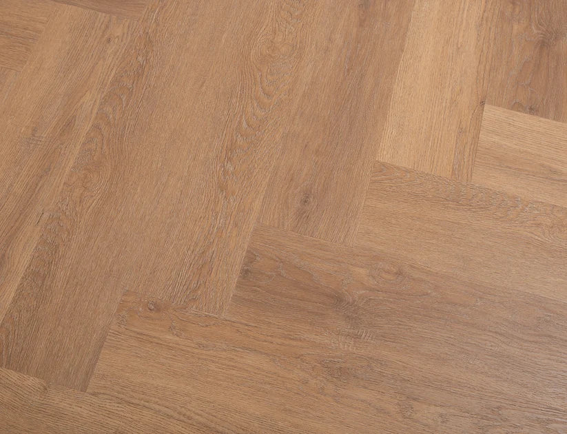 Timeless Savoy Oak Herringbone Glue Down LVT
